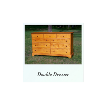 Shaker Double Dresser, traditional double chest, handmade double chest, colonial double chest