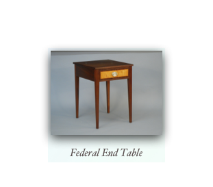 Federal End Table Federal Nightstand Hepplewhite Furniture Makers Handmade Custom Furniture