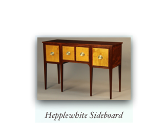 Custom Sideboard with Sheraton and Hepplewhite influences
