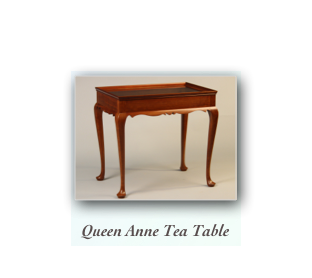 Colonial Tiger Maple Occassional tables