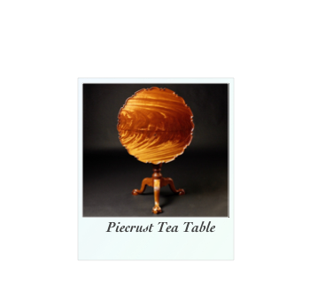 ￼   Piecrust Tea Table
