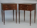Sheraton Nightstand With Reeded Legs Custom Nightstand in solid walnut Custom furniture makers