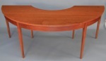Custom Demilune Desk Handmade fine custom desk