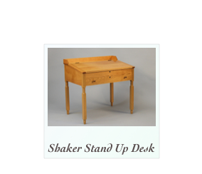 Cherry Stand Up Desk