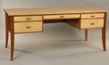 Custom Writing desk curly maple cherry