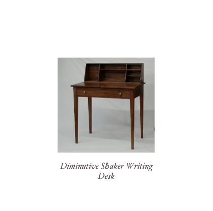 ￼
Diminutive Shaker Writing Desk