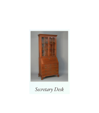 Handmade Secretary Desk and Bookcase