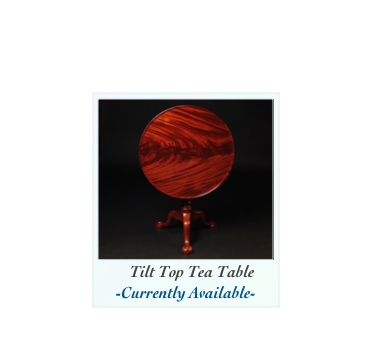 Chippendale Tilt Top Tea Table