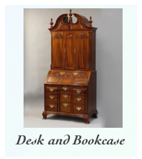 Mahogany Secretary Desk and Bookcase