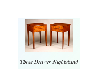 Three Drawer Nightstand