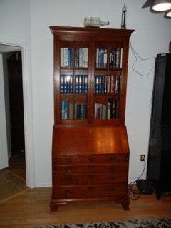 Client Photo Desk and Bookcase